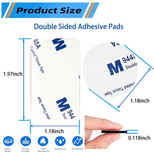 Double Sided Tape Heavy Duty,Adhesive Pads,Mounting Tape,EVA Foam Pad,60Pcs
