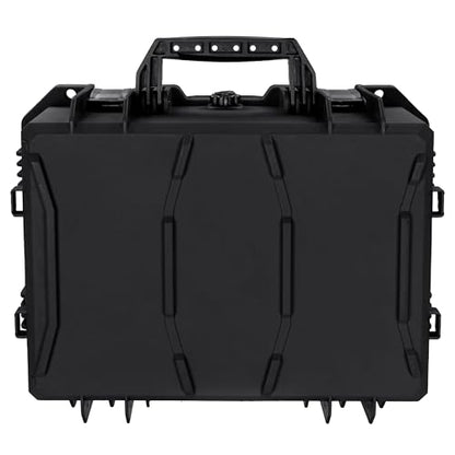 Eylar 18" Intact Series Hard Camera Case, Lightweight and Durable Stacker Design with Foam (Black) - color: Black