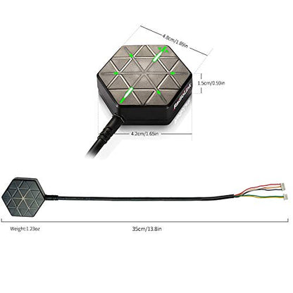 Radiolink M10N SE100 Drone GPS Module Ublox M10050 Chip High Positional Accuracy Works with GLONASS/BeiDou for APM Pixhawk Flight Controller DIY FPV Drone, Quad and More