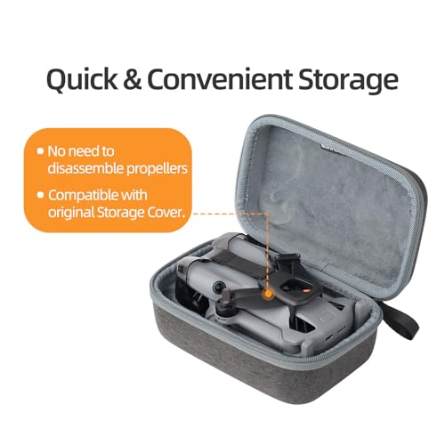 Storage Bag for DJI Mini 5 Pro Drone Accessories, Portable Carrying Case for DJI Mini 5 Pro RC 2/RC-N3 Remote Controller, Hard Shell Travel Case Kit
