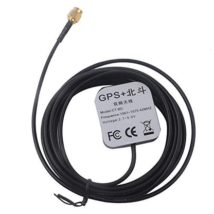 Waterproof Active GPS Navigation Antenna DC 3V-5V, Connectors SMA Male Plug M8030 GPS Antenna 28dB Gain for GPS Module Receiver Tracking