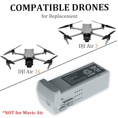 Air 3S Battery for DJI, 4241mAh-14.76V Intelligent Flight Battery for DJI Air 3 Series Drone Replacement