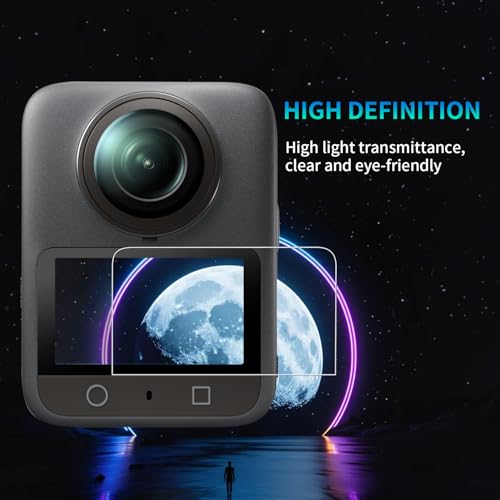 Screen Protector+Lens Guard for DJI OSMO 360, Camera Lens Protector Anti-Scratch PC Lens Cover for OSMO 360 Accessories