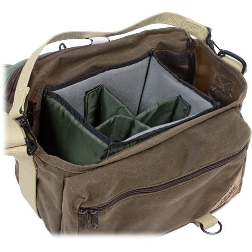 Domke F-6 Little Bit Smaller Camera Bag, Carry Tech & Everyday Essentials - color: Brown