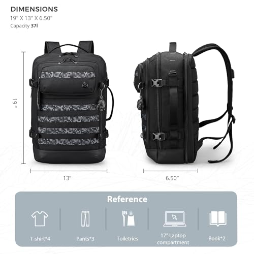 Swissdigital Design Camera Backpack with USB Charging Port, Travel Camera Case With RFID Pockets, Large Capacity Photography Backpack,Black | SD16489510-01