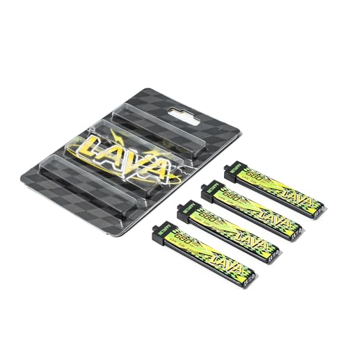 BETAFPV 4pcs Lava II 680mAh 1S Battery 3.8V 95C LiHV for FPV Quadcopter