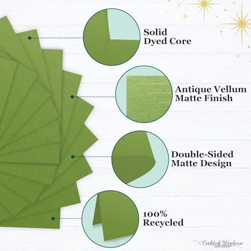Cardstock Warehouse Pop-Tone Gumdrop Green Cardstock Paper – 25 Sheets, 12 x 12" - 65 lb / 175 GSM Premium Green Card Stock for Die-cutting, Crafts, Scrapbooking, Card Making and DIY Projects - color: Gumdrop Green