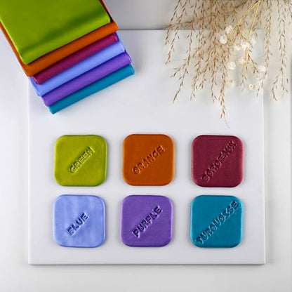FIMO Soft Polymer Oven Bake Modelling Clay - 57g Blocks - Set of 6 - Metallic Colours