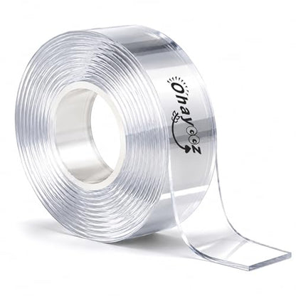 Ohayooz® Extra Strong Double Sided Tape Heavy Duty Removable 10FT - size: 10 Feet Set of 1