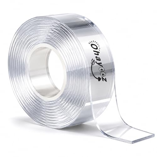 Ohayooz® Extra Strong Double Sided Tape Heavy Duty Removable 10FT - size: 10 Feet Set of 1