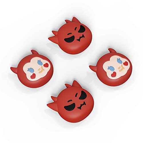 PlayVital Halloween Thumb Grip Caps for Steam Deck LCD, Silicone Thumbsticks Grips Joystick Caps for Steam Deck OLED - Little Devils - color: Little Devils