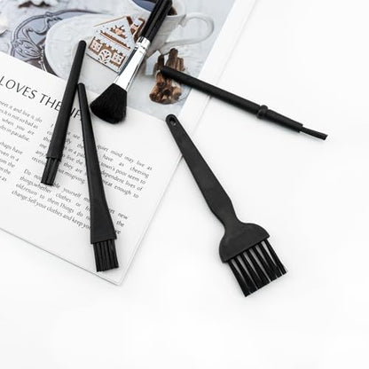 5 PCS Mini Keyboard Brushes, Anti-Static Brush for Small Spaces