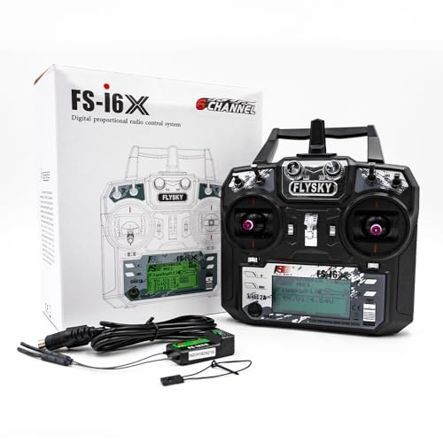 Flysky FS-i6X 10CH 2.4GHz RC Transmitter with iA6B 6CH Receiver for RC Boat