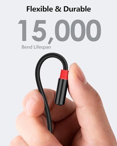 SUNGUY Right Angle USB C Cable 2Pack [6FT/2m] 3A 90 Degree USB 2.0 USB-C Fast Charging Data Sync Cable Nylon Braided for iPhone 16 15 Pro/Pro Max/Plus Samsung Galaxy S25/S24/S23, iPad - size: 6FT