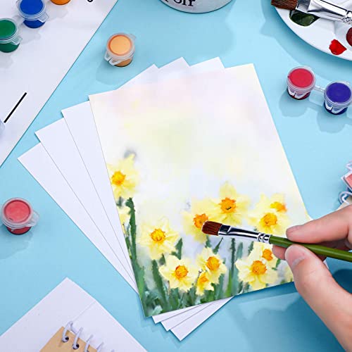Spiareal 100 Sheets 5 x 7 Inch 100 Sheets Watercolor Paper Bulk 140 Lb - size: 5 x 7 Inch