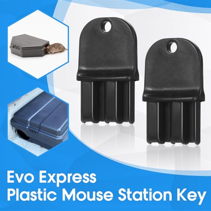 2 Pack Key Compatible with Protecta Evo Express,Black - color: Black