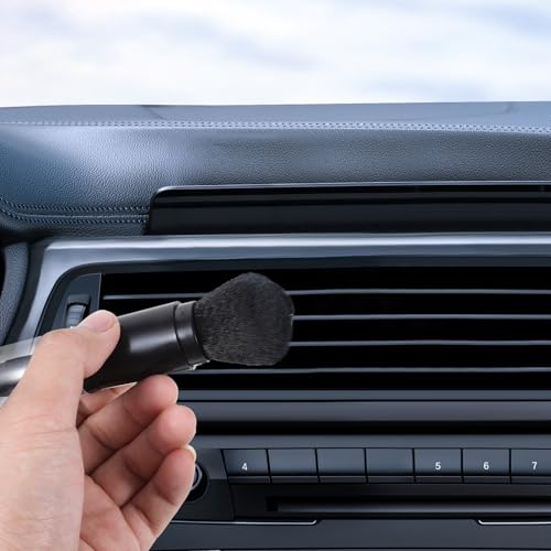4 Pack Exquisite Duster Brush Kit, Mini Keyboard Cleaning Brushes Kit Model Cleaning Brush Nylon Anti Static Electronic Dust Brushes Efficient Dust Removal for Digital Devices Car Interior