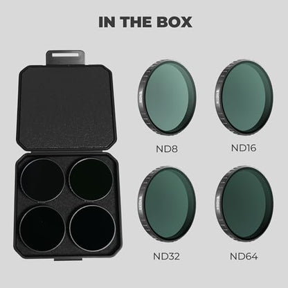 Freewell ND8, ND16, ND32, ND64 Standard Day Filter Set for Osmo Action 6 - style: Standard Day ND Kit