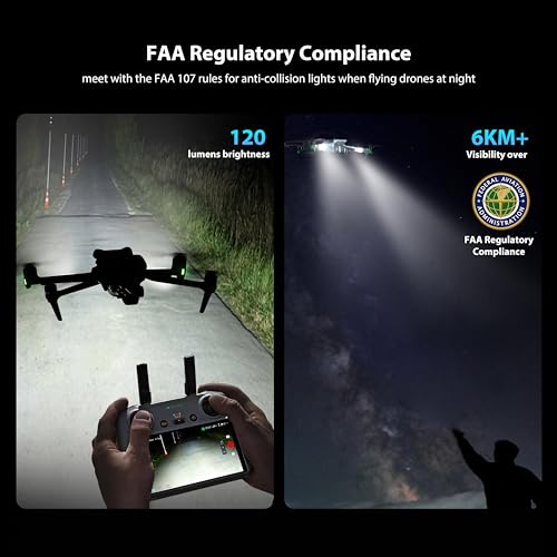 STARTRC Drone Strobe Light and Mini 5 Pro Case