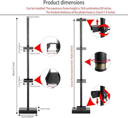 30''Adjustable Tabletop Easel Stand, Picture Frame & Sign Display Stand (30 inch)