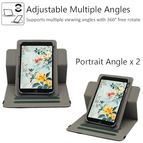 Universal 10 10.1 11 Inch Android Tablet Case Cover for 9.6-11 Inch Tablet - color: Blackish Green
