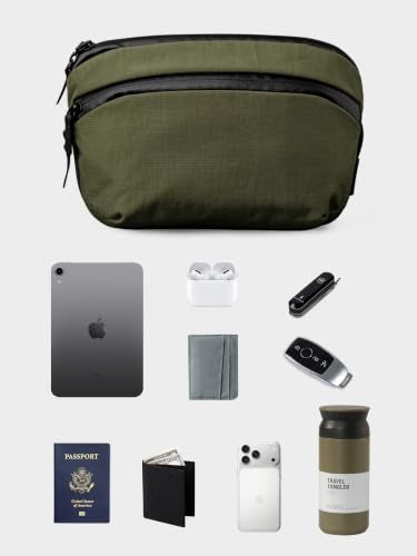 ALPAKA Flight Sling Pro 2.5L Sling Bag with Bottle Holder for Men - color: Green