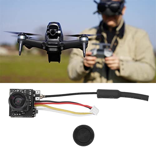 5.8G FPV Camera, OSD AIO 800TVL HD Micro FPV Camera NTSC PAL Switchable FPV Camera, 150° FOV Horizontal 170° DFOV Diagonal Viewing Angle