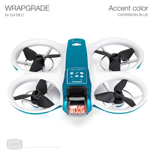 Wrapgrade for DJI NEO Accent Color Sticker (Caribbean Blue) - color: Caribbean Blue