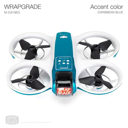 Wrapgrade for DJI NEO Accent Color Sticker (Caribbean Blue) - color: Caribbean Blue