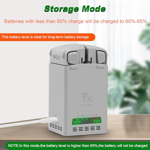 Dual Battery Charging Hub Compatible with DJI Lito 1/X1 Drone Batteries