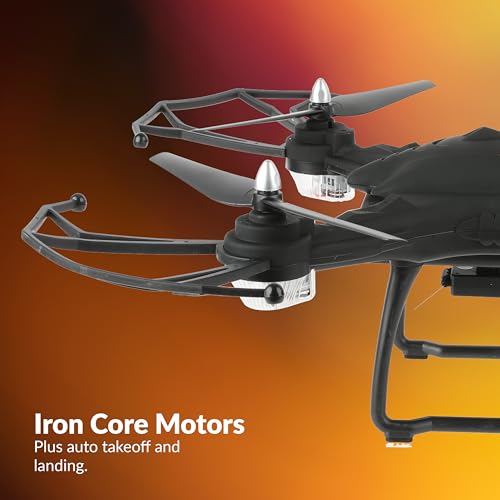 Vivitar - 360 Skyview GPS Video Drone, Camera & Stabilized Aerial Footage (Orange/Black)