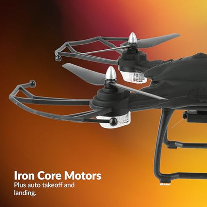 Vivitar - 360 Skyview GPS Video Drone, Camera & Stabilized Aerial Footage (Orange/Black)