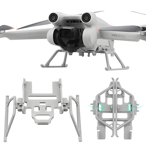 Mini 3 Pro Landing Gear Foldable - for DJI Mavic Mini 3 Mini 3 Pro Drone Accessories Extension Kit Quick-Release Landings Gears Legs - size: Mini 3/3 Pro Landing Gear
