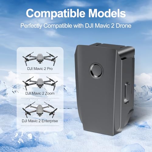 Fantasyo Mavic 2 Battery, 3850mAh Intelligent Flight Battery Replacement (1 Pack), Compatible with DJI Mavic 2 Pro/Zoom/Enterprise & Enterprise Advanced
