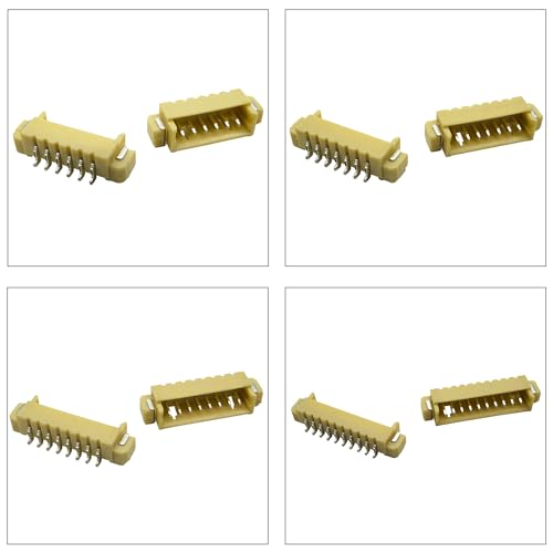 Compatible with Molex 1.25mm Pitch PicoBlade PCB Header Right-Angle Surface Mount 2 3 4 5 6 7 8 9 10 12 Circuits (TC-MX-1.25mm-SMT-RA) - size: Surface Mount-Right-Angle
