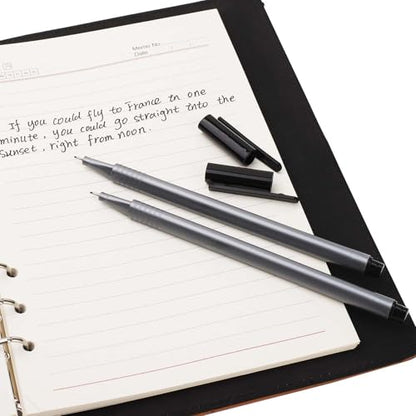 Mr. Pen- Black Fineliner Pens, 12 Pack, Fine Point - color: Black, size: 12 Pack