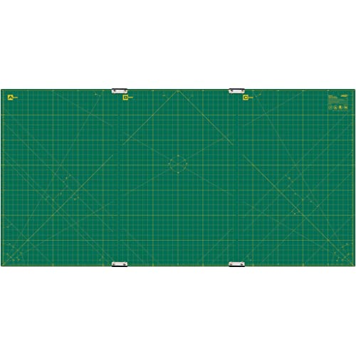 OLFA 35x70" Connecting Rotary Mat Set (RM-CLIPS/3) - 3-Mat w/Clips - size: 24"L x 0.3"W