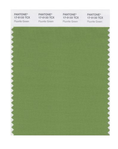 PANTONE SMART 17-0133X Color Swatch Card, Fluorite Green - color: Fluorite Green