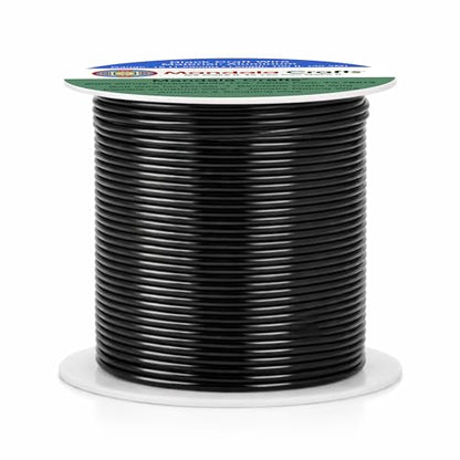 Mandala Crafts 16 Gauge Black Anodized Aluminum Craft Wire, 100 FT - color: Black, size: 16 Gauge