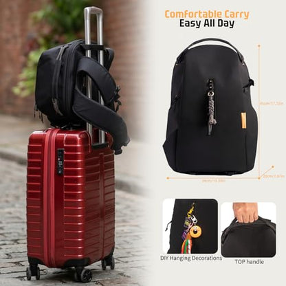Besnfoto Lightweight Camera Backpack, Anti-Gravity Comfort Photography Backpack, 2-in-1 Removable Camera Insert, Waterproof Everyday Bag - color: Black, size: Large