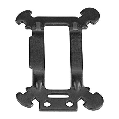 FOSA Gimbal Damping Board, Lightweight Metal Camera Shock Bracket Hanging Plate with Matched Screws for Pro Drone Replacement Accessories Black 4x2.7cm