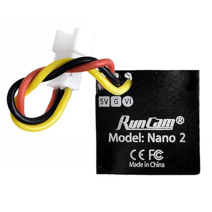 RunCam Nano 2 700TVL Analog FPV Camera, 1/3" CMOS NTSC - size: 2.1mm FOV 155°