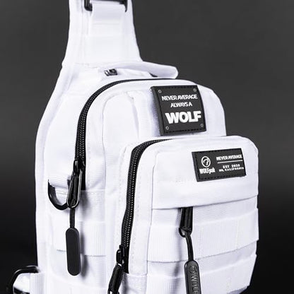 WOLFpak 4L Mini Tactical Sling Bag Crossbody - color: Polar White