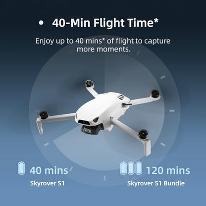 Skyrover S1 Mini Drone with Camera, 4K/60fps Video, 8K/48MP Photos