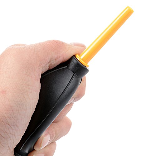 Dust Cleaner Kit Strong Cleaning Air Blower + Soft Brush Blower for Camera & Camcorder, Lens, LCD Screens, etc + Microfiber Cloth