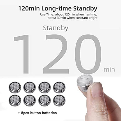 4Pcs Drone Strobe Lights, Anti Collision Light for Drone Night Flying, Universal Quick Flash LED Navigation Light Kit for DJI Neo, Mini 4 Pro, Avata 2, Mini 4k, Air 3S & All RC Drones Accessory