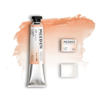 MEEDEN Professional Artist Watercolor Paint: Light Pink - 15ml/0.5oz - color: Light Pink