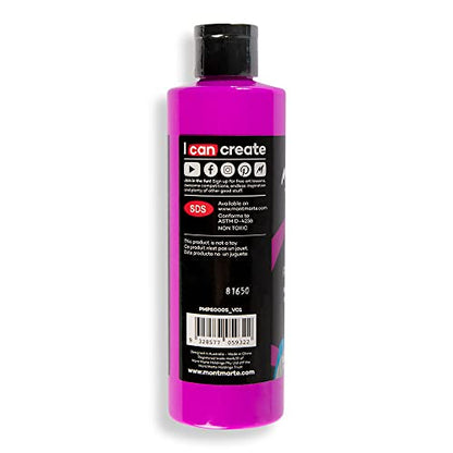Mont Marte SuperCell Pouring Paint 240ml - Fuchsia - color: Fuchsia