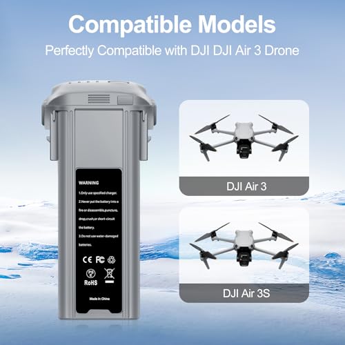 Air 3 Intelligent Flight Battery 2 Pack 4276mAh Large Capacity Portable Replacement Battery，Fully Compatible with DJI Air 3 / Air 3S Drone Accessories