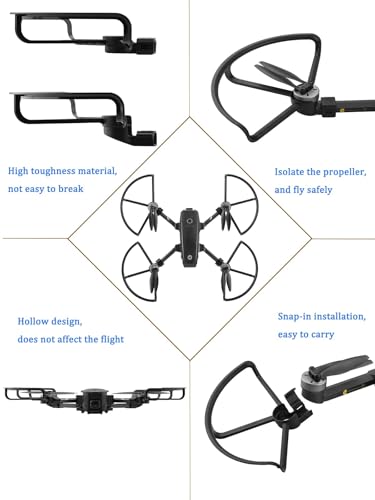 Propeller Guard + Landing Gear for Holy Stone HS720 / HS720E Quick Release Protector Blades Anti-Collision Props Foldable Extended Leg Drone Accessories